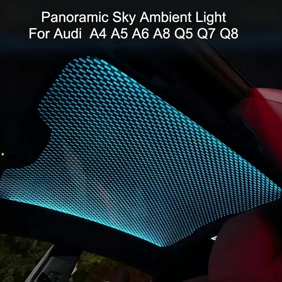 Panoramic Skylight Starry Sky Film Ambient Light Lines 12V 10W for   Series Panoramic Sunroof Star Ceiling