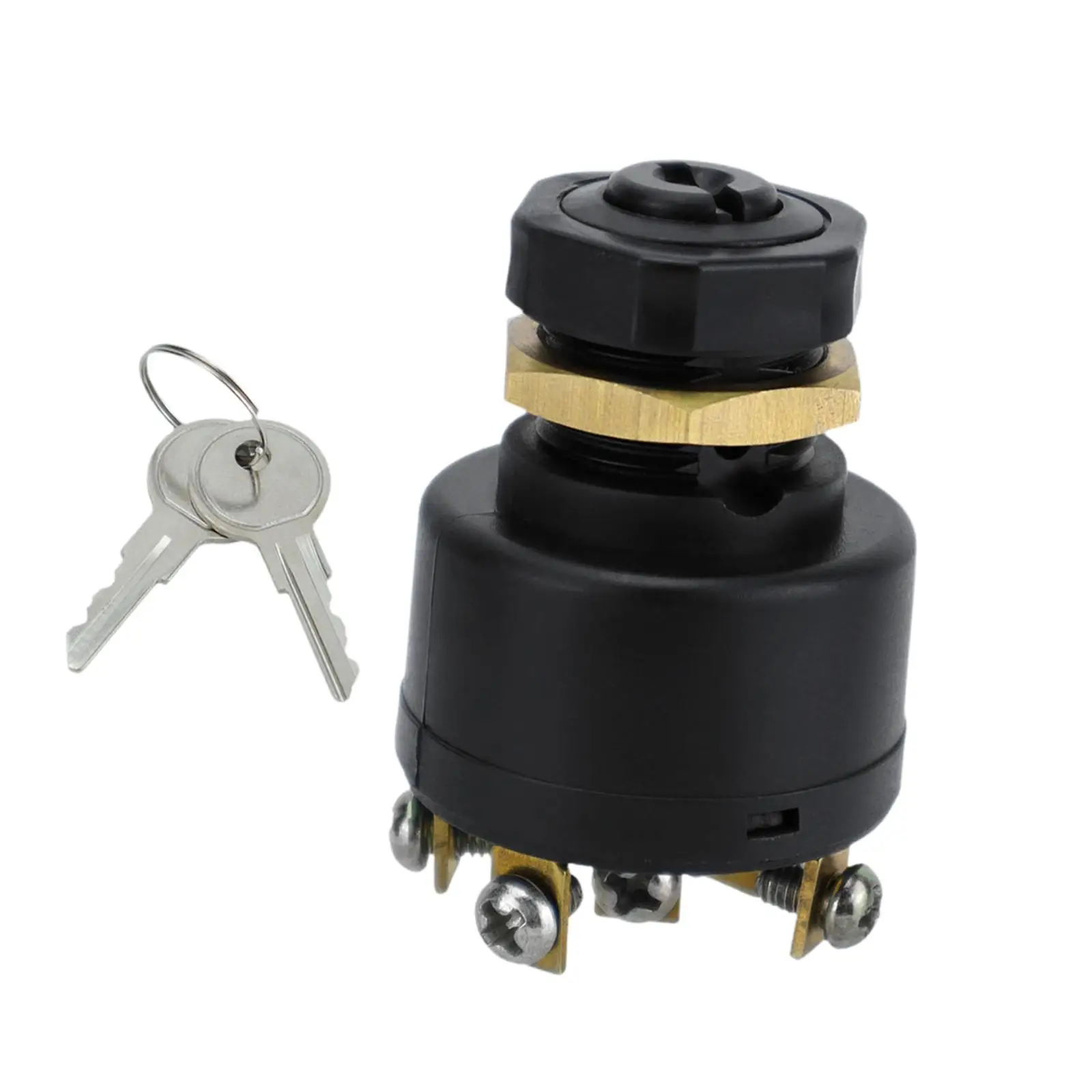 Marine Ignition Switch with 2 Keys Directly Replace for Outboard Motor