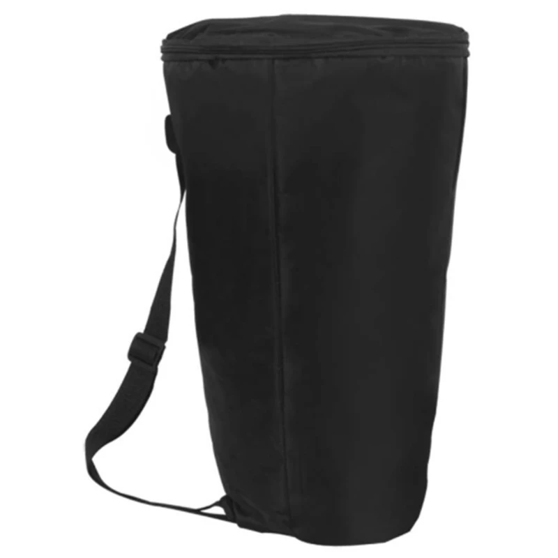 HK.LADE 8 Inch Djembe Drum Carry Case Bag, Portable Waterproof Black Shoulder African Drum Bag Musical Instrument Accessory