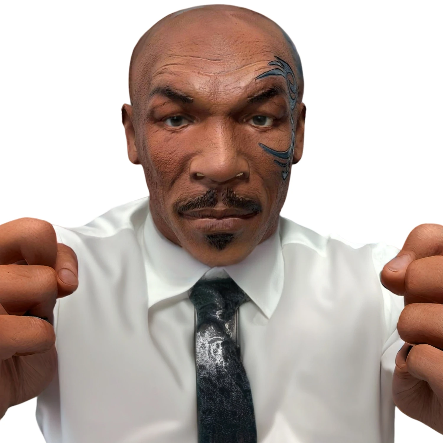 

1Pc Realistic Mike Tyson Mask Fancy Dress Party Costume Accessory Halloween Boxing Champion Head Fans Support Cosplay Latex Mask