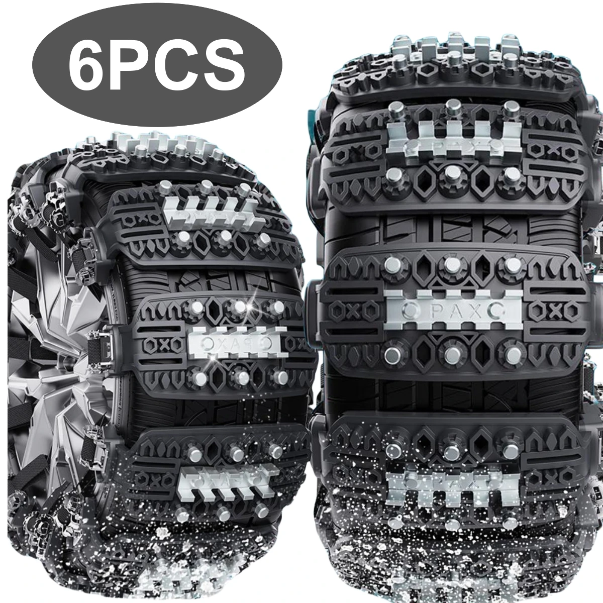 2024 Car Snow Tire Chain Urethane String Universal Wheel Chains Car Winter Snow Track Spikes Anti-skid Chains