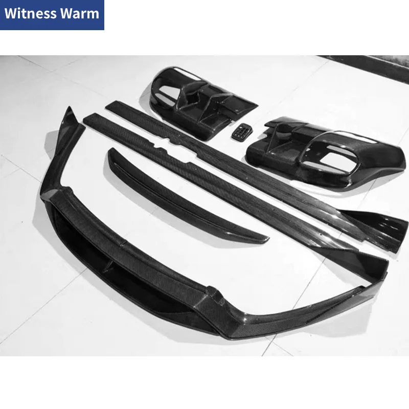 Forged Carbon Fiber Full Body Kit for Ferrari F12 Berlinetta Rear Diffuser Front Bumper Lip Trunk Spoiler Side Skirts