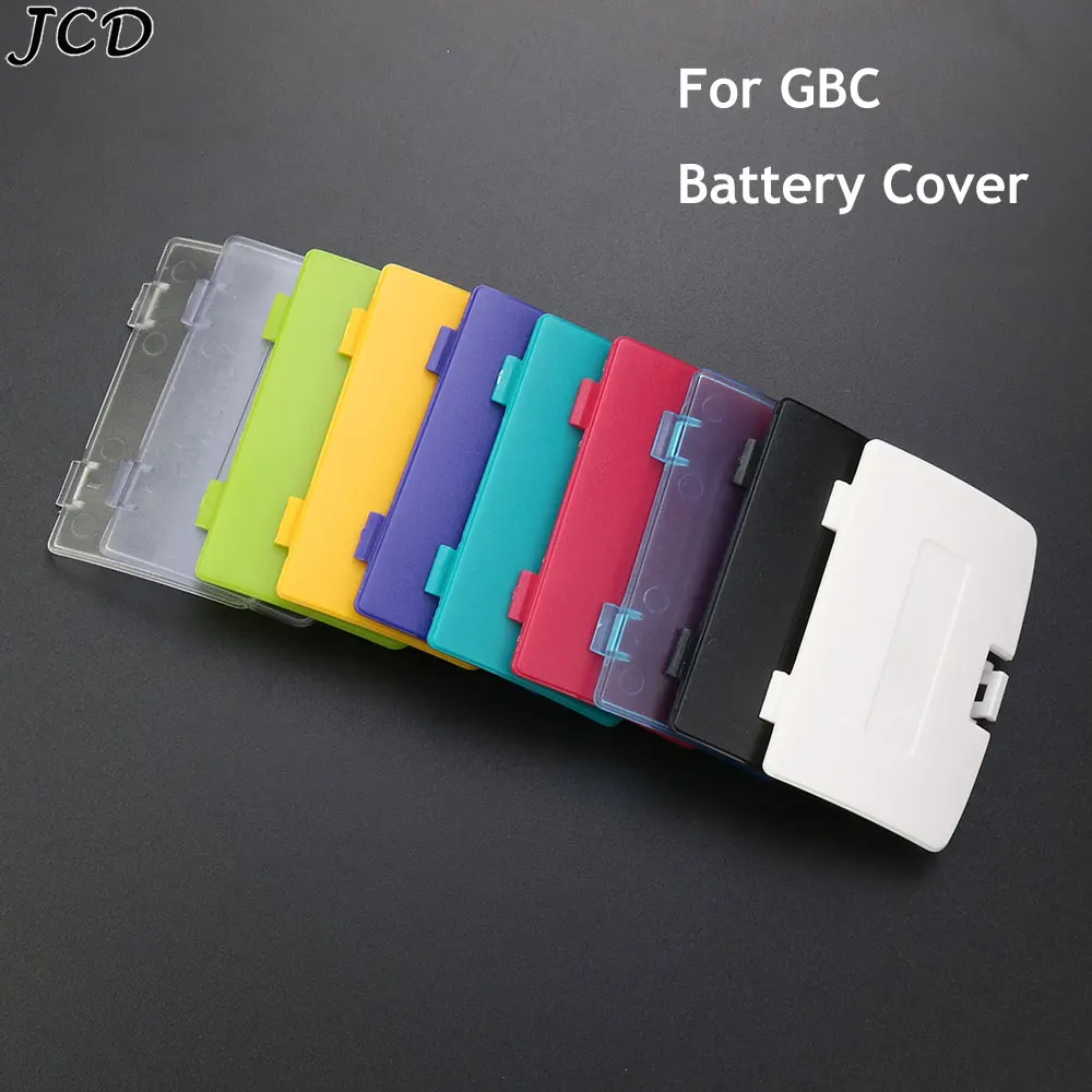 JCD For GBC Battery Cover Lid Door Replacement  For Gameboy Color Console Back Door Case Repair