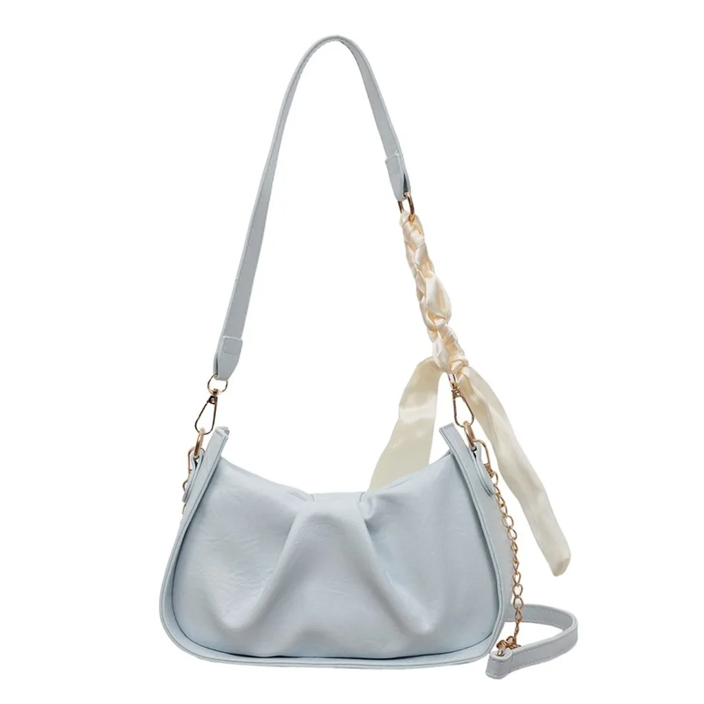 Underarm Bag Urban Minimalist Handbag Shoulder Bag Ruched Ruched Bag For Casual Outfits Short Trips Daily Commuting