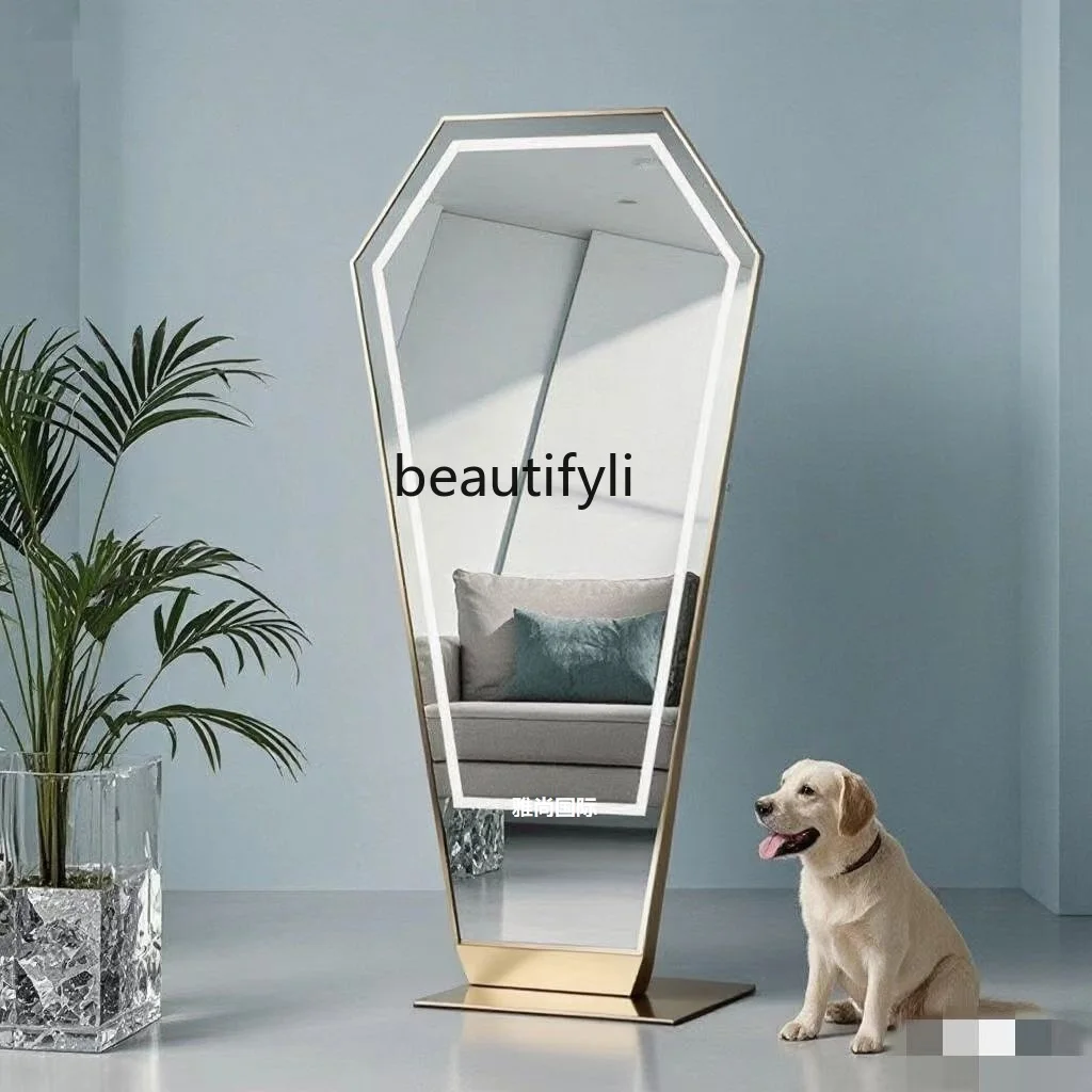 

Mirror Table Hair Salon Special Double-Sided High-End Hair Salon Mirror Table Hair Salon Haircut Mirror