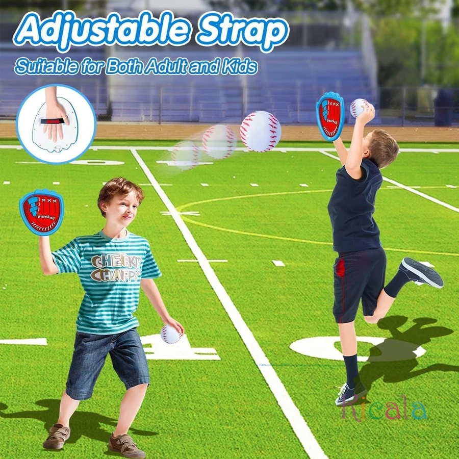 Toss and Catch Ball Game Set Hook and Loop Toss Game Outdoor Camping Sports Toys Kids Backyard Garden Lawn Games