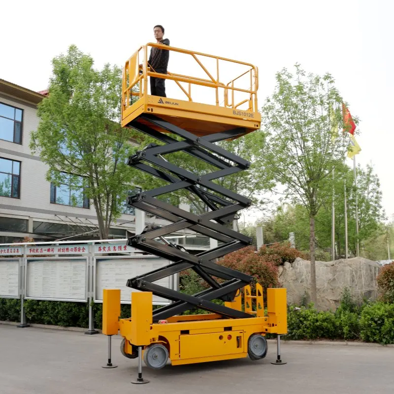 Electric For Mobile Work Track Scissors Lift For Mid New Oem Self-propelled Spaces Self Lifted Steel Scissors Lift