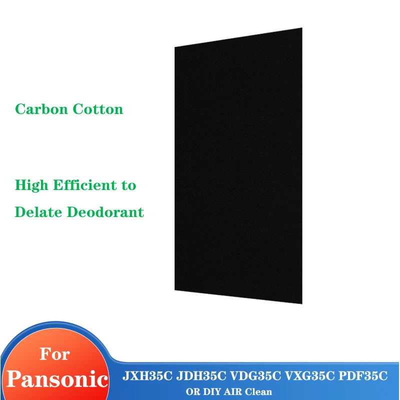 400*217*5mm Filtro purificatore d'aria Filtro a carbone attivo in cotone di parti del purificatore d'aria per JXH35C JDH35C VDG35C VXG35C PDF35C Aria