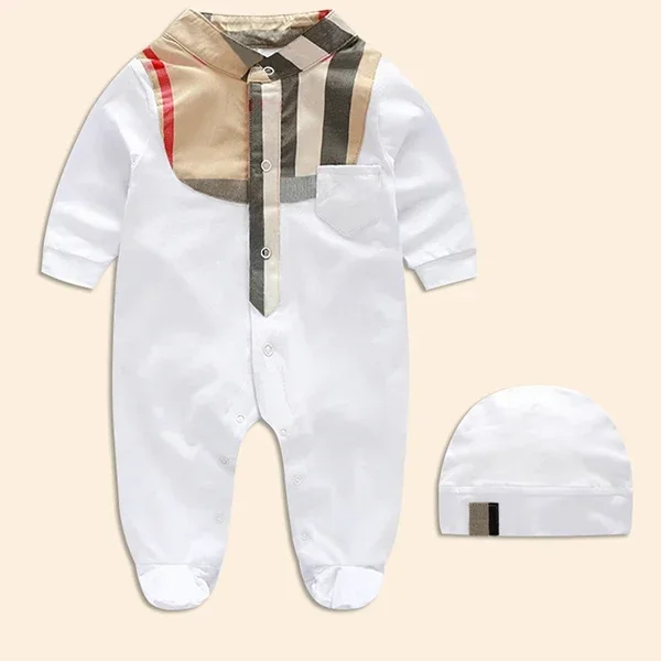 New Fashion high quality brand style Baby Clothes Cotton Newborn Baby Girls Boy Romper Kids Designer Infant Jumpsuits Romper