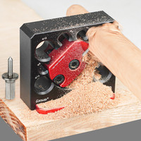 Adjustable Electric Drill Milling Dowel Round Rod Tool Dowel Maker Jig with 8/9/10/12/15/16/18/20mm Holes Wood Sticks Maker