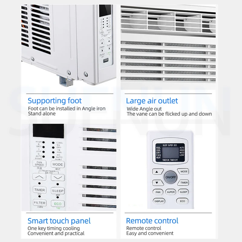 Household Air Conditioning Window Type Air Conditioning Single Cooling Variable Frequency Convenient Air Conditioning