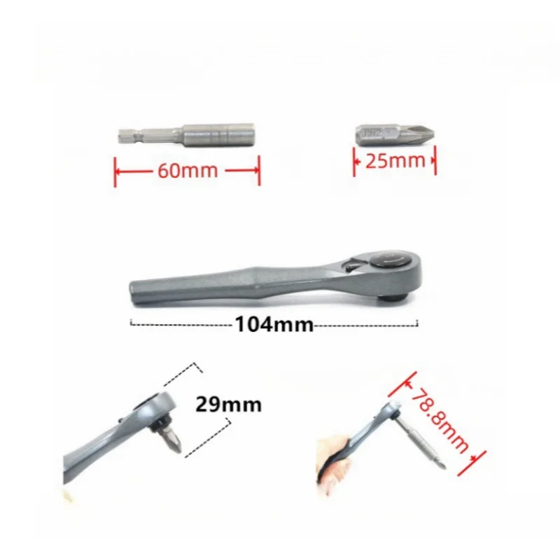 

Zipper bag 25 in one screwdriver disassembly ratchet wrench set cross screwdriver screwdriver screwdriver set