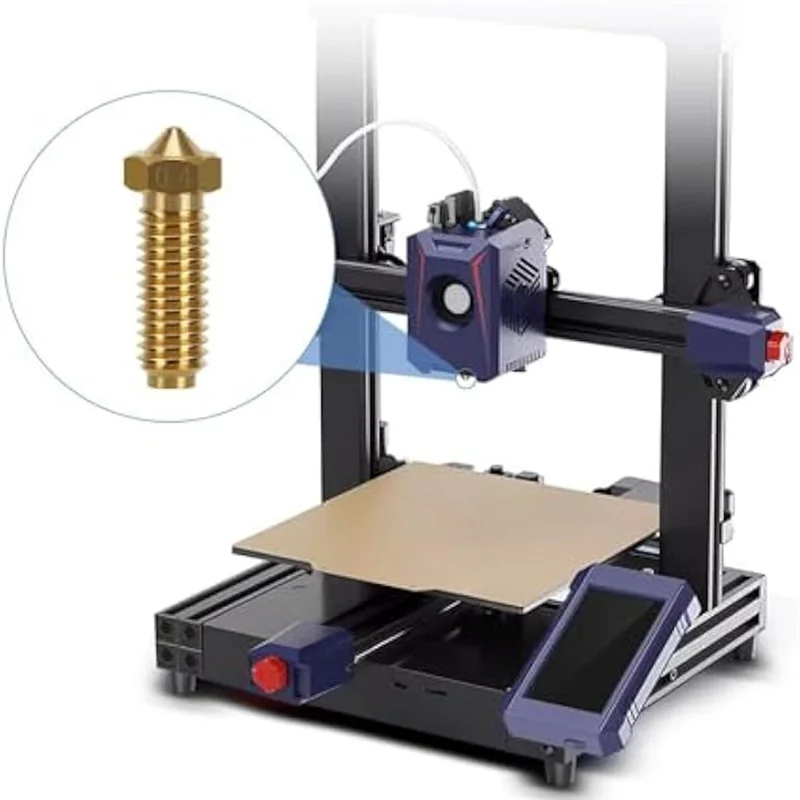 

Комплект сопел для принтера Superior 3D для Anycubic Kobra 2 — в комплекте 5 сопел из закаленной стали + 5 латунных сопел 0,4 мм