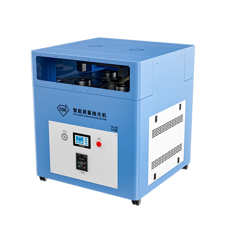 TBK 938L 8 Labour Screen 3D Polishing Machine for Lcd Display Scratch Removal for Phone Back Glass Remove Watch Grinding Machine