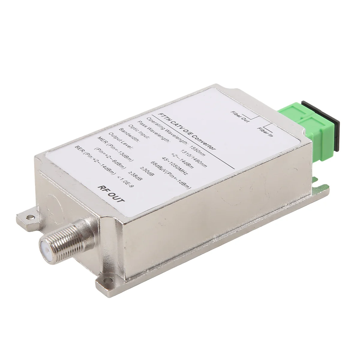 A57G-Mini CATV FTTH استقبال الألياف البصرية WDM عقدة RF محول الثلاثي الحد الأدنى داخلي AGC 1310nm/1550nm بدون طاقة