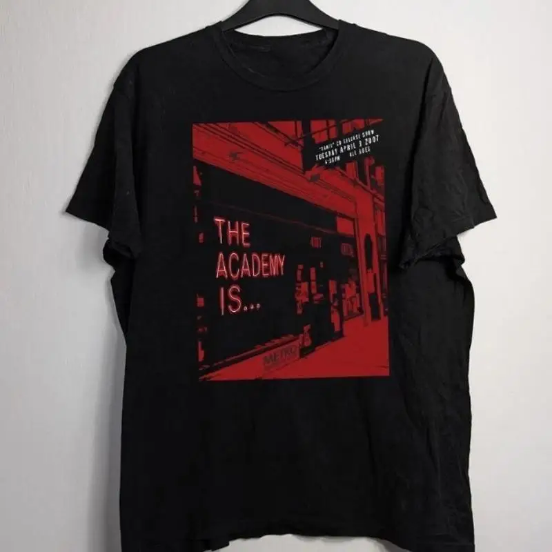 

The Academy Is 04 03 07 Black Cotton T Shirt