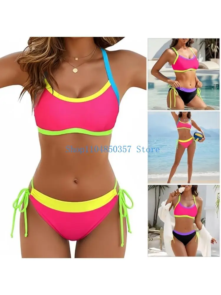652F Separate Swimming Suit Fabric Texture Suitable for Beach and Pool Amusement Use