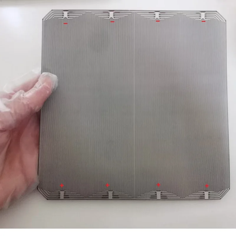 Mono Crystalline Solar Cells Sun Power Semi Flexible 6.5W 0.6V Efficiency 25% For Make Flexible Solar Panel
