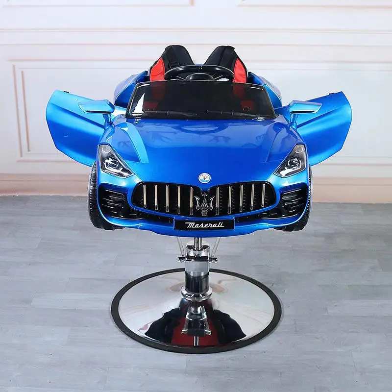 1. Internet famous cartoon haircut chair, hairdressing chair, lifting chair, hair salon special children's large base car chair