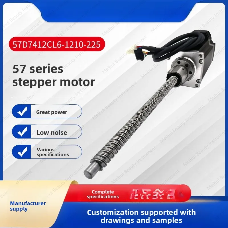 Customized 57 Step Stepper Motor for Two-phase Flat Axis Textile Machine with High Torque and Low Noise Motor