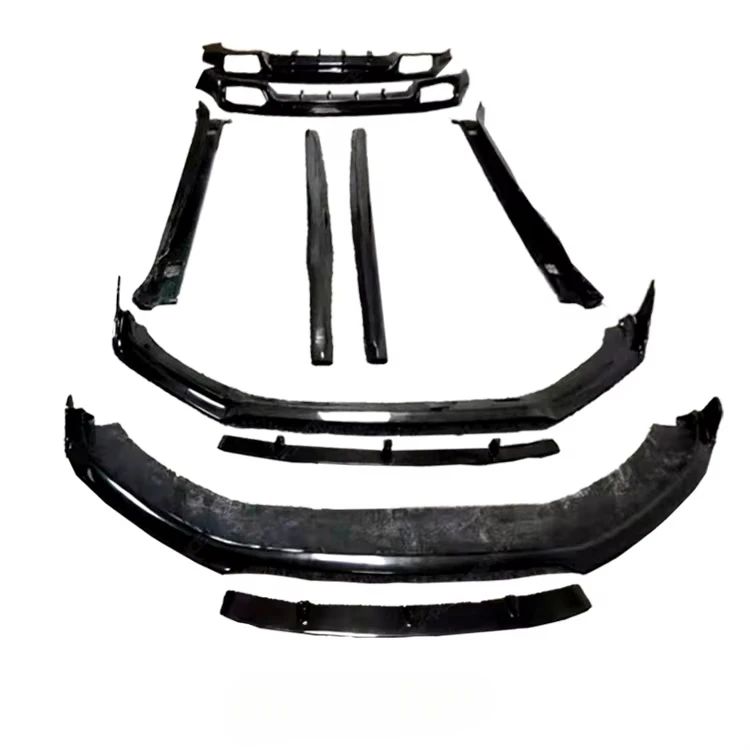 ชุดตัวถังรถการปรับเปลี่ยนสําหรับ Porsche Panamera 971 อัพเกรดคาร์บอนไฟเบอร์ชุดด้านหน้าด้านหลัง Diffusers ด้านข้างกระโปรง Bodykit