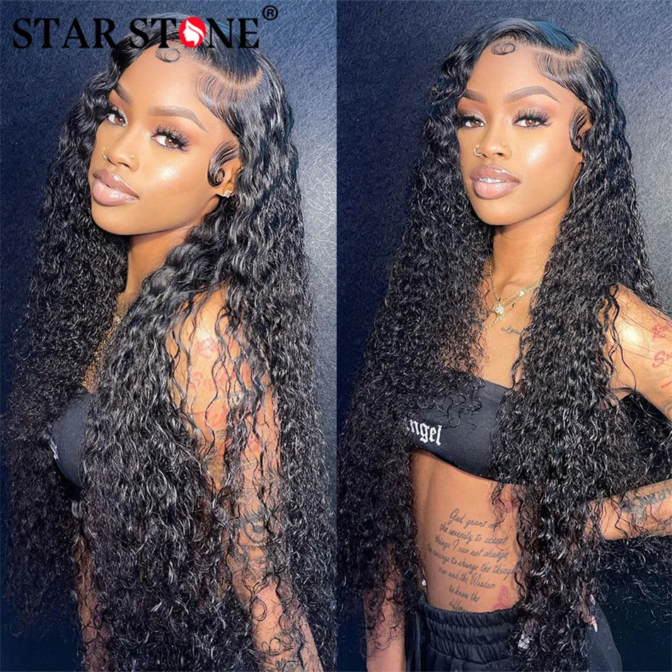 

Deep Wave Lace Front Wig Transparent 13X4 13X6 Lace Frontal Human Hair Wigs 4X4 Lace Closure Curly Wigs For Women Remy Hair 180%