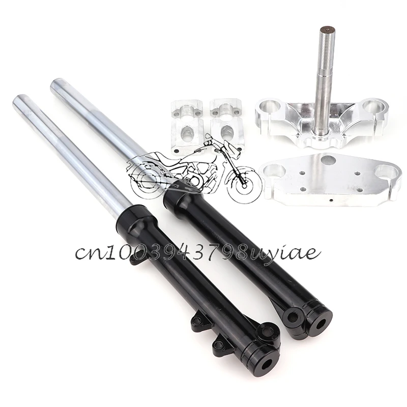 front fork shock absorber suspension used set for 125CC Apollo Flying Eagle Kawasaki Motocross Modified Parts 650mm