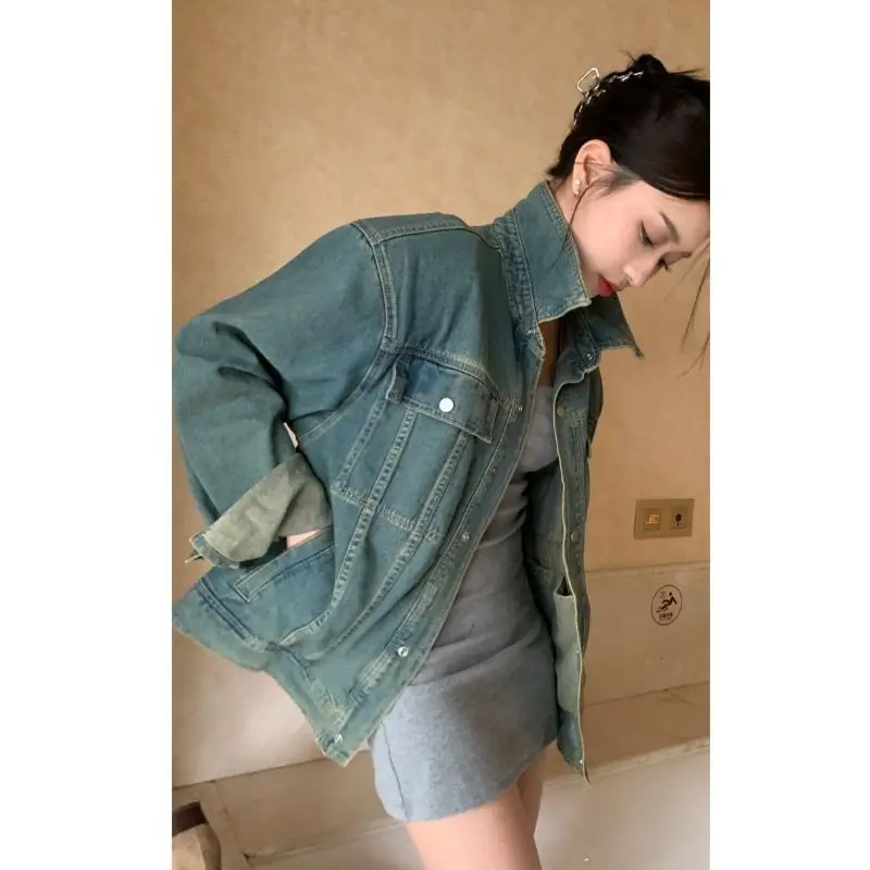 

Женские куртки Элегантный весенний вельветовый воротник-стойка Короткие однотонные однобортные однобортные европейские однотонные белые пуговицы