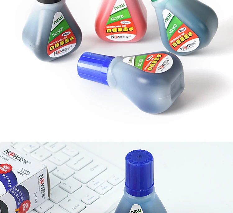 50 ml Whiteboard-Marker-Tinte, 4 Farben: Rot, Blau, Schwarz, Grün, Whiteboard-Marker-Nachfülltinte, für löschbare Whiteboard-Marker-Stifte – Detail 14