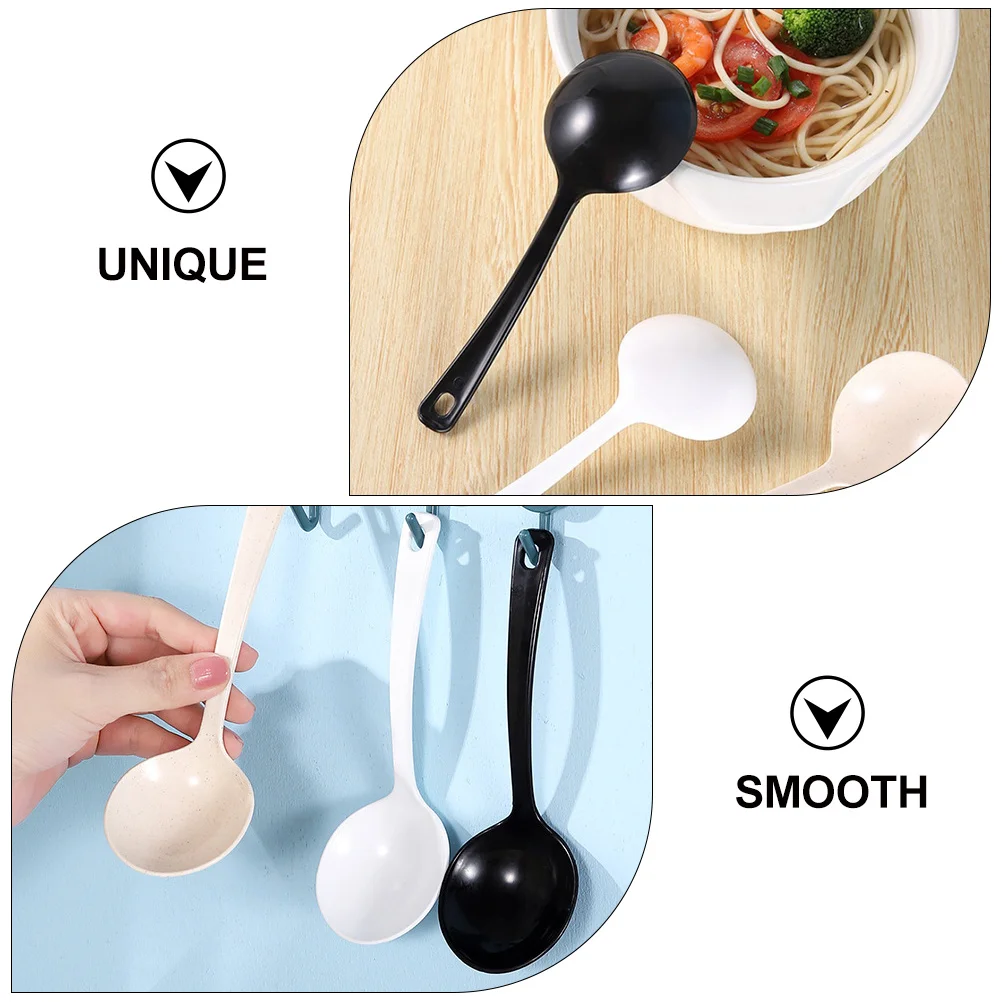 

18Pcs Premium PP Large Disposable Soup Spoons Home Dining Kitchen Porridge Hot Pot Multi-Use Plastic Tableware