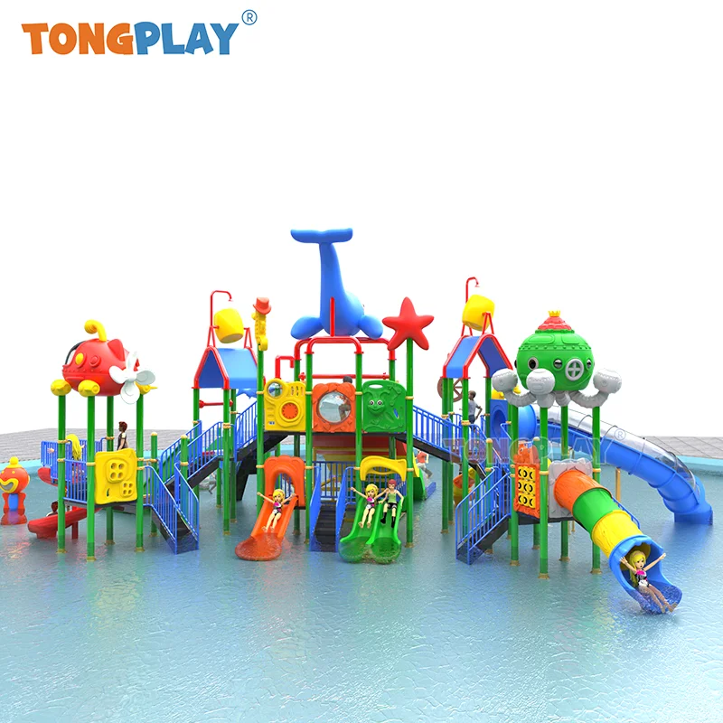 Aqua Recreation Game Swimming Pool Water Park Games Outdoor Playground Equipment Water Slide for Children& Adults