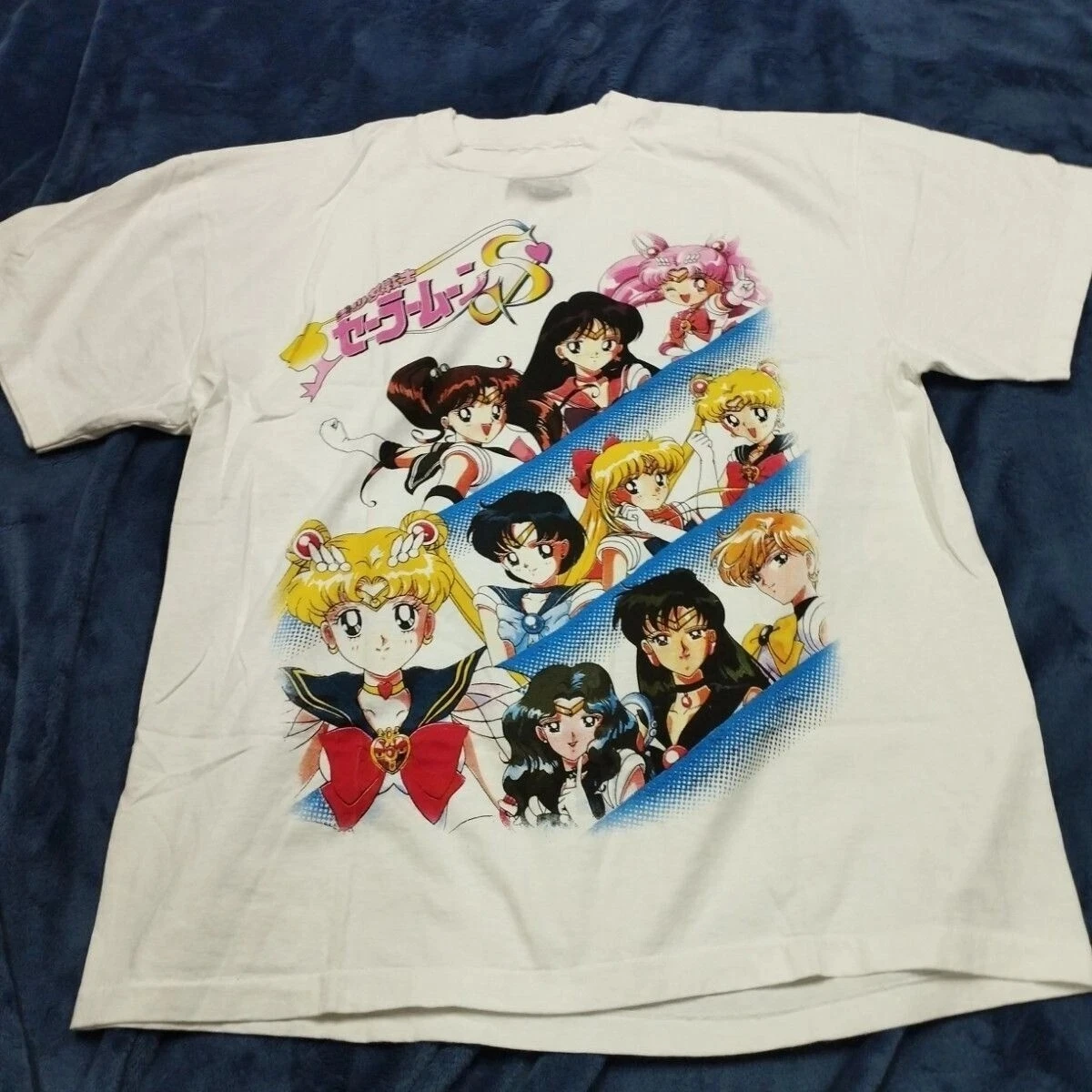 2026 Japanische Sailor Moon Usagi Anime 90er Jahre Weiße Kurzarm-T-Shirts Unisex Baumwolle Sommer Neu Retro Herren und Damen Streetwear