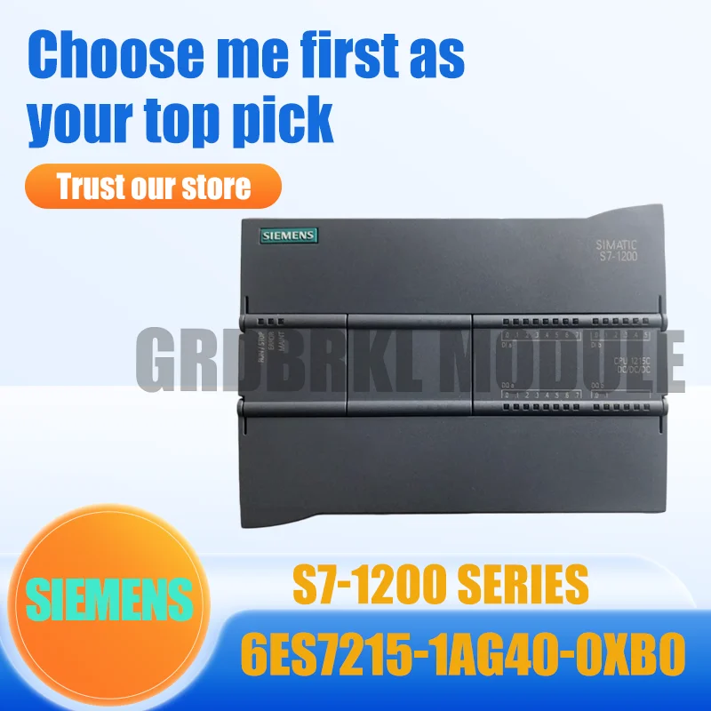 

New original SIEMENS 6ES7215-1AG40-0XB0 6ES7 215-1AG40-0XB0 S7-1200 CPU1215C programmable controller