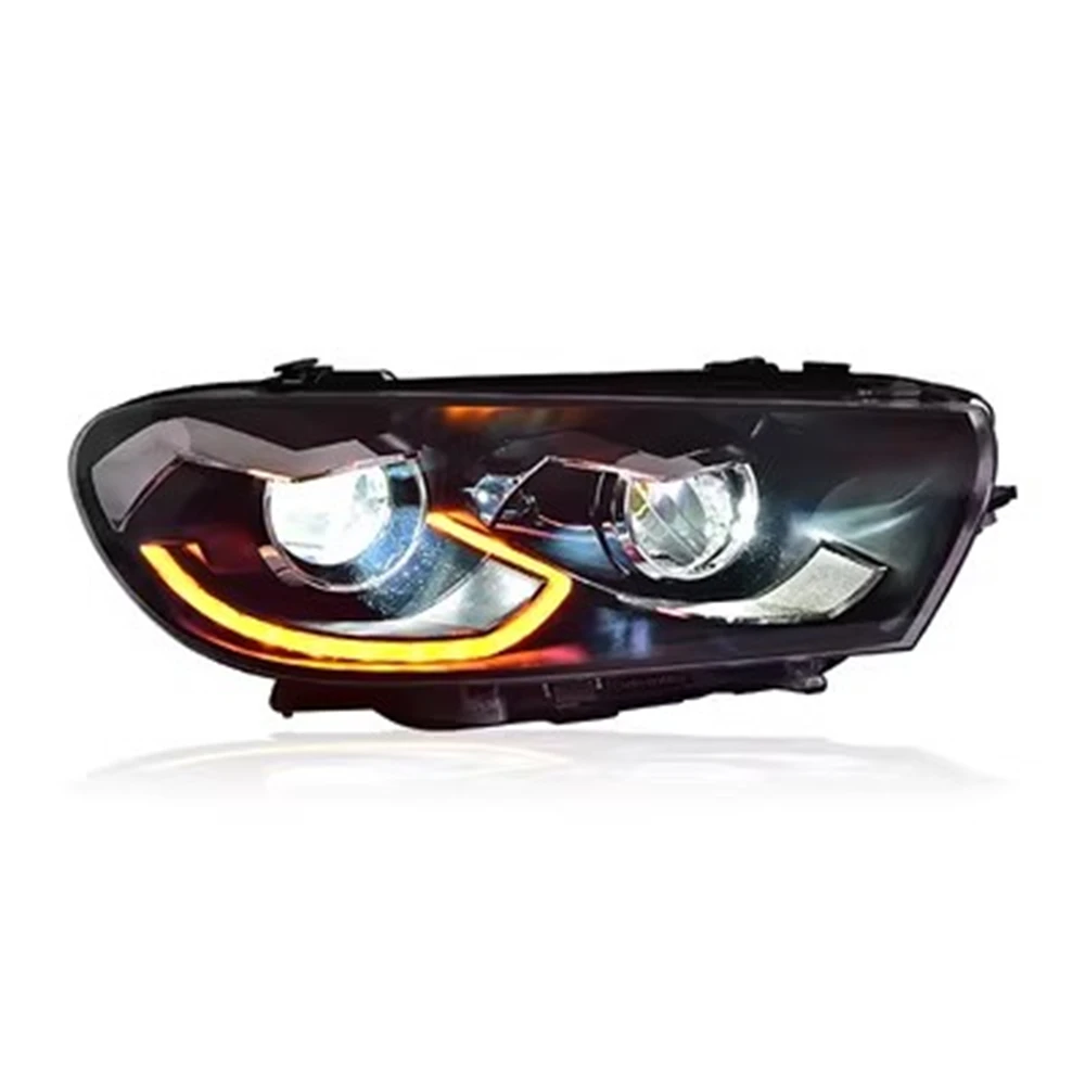 

Car Led Front lamp Headlight assembly For 09-17 Volkswagen vw Scirocco DRL Daytime Running Light Turn signal 2pcs