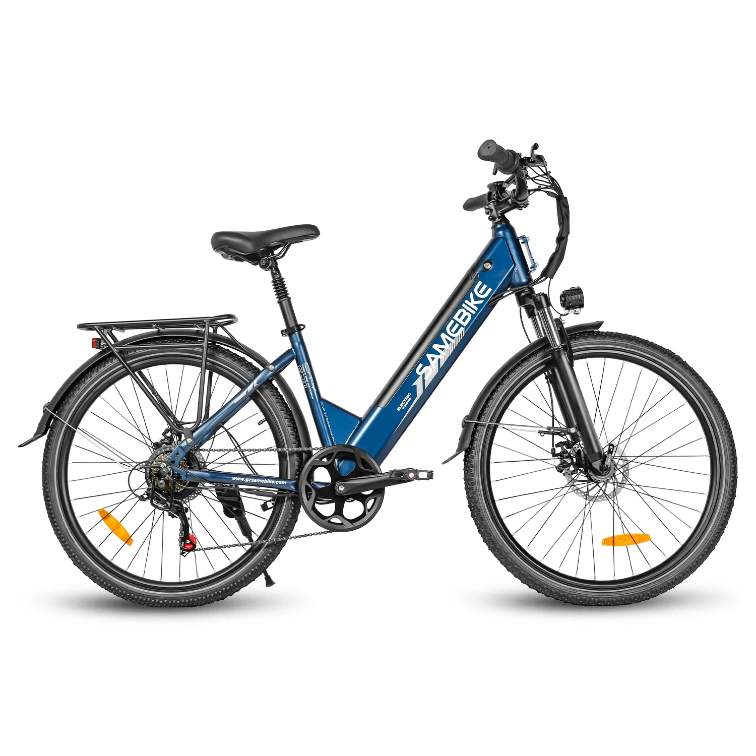 Samebike 26/27.5 Inch Electric Bike RS-A01PRO-T 36V15Ah Lithium Battery 500W Motor E-bike 7S Shifter Electric City Bicycle Lady image 3