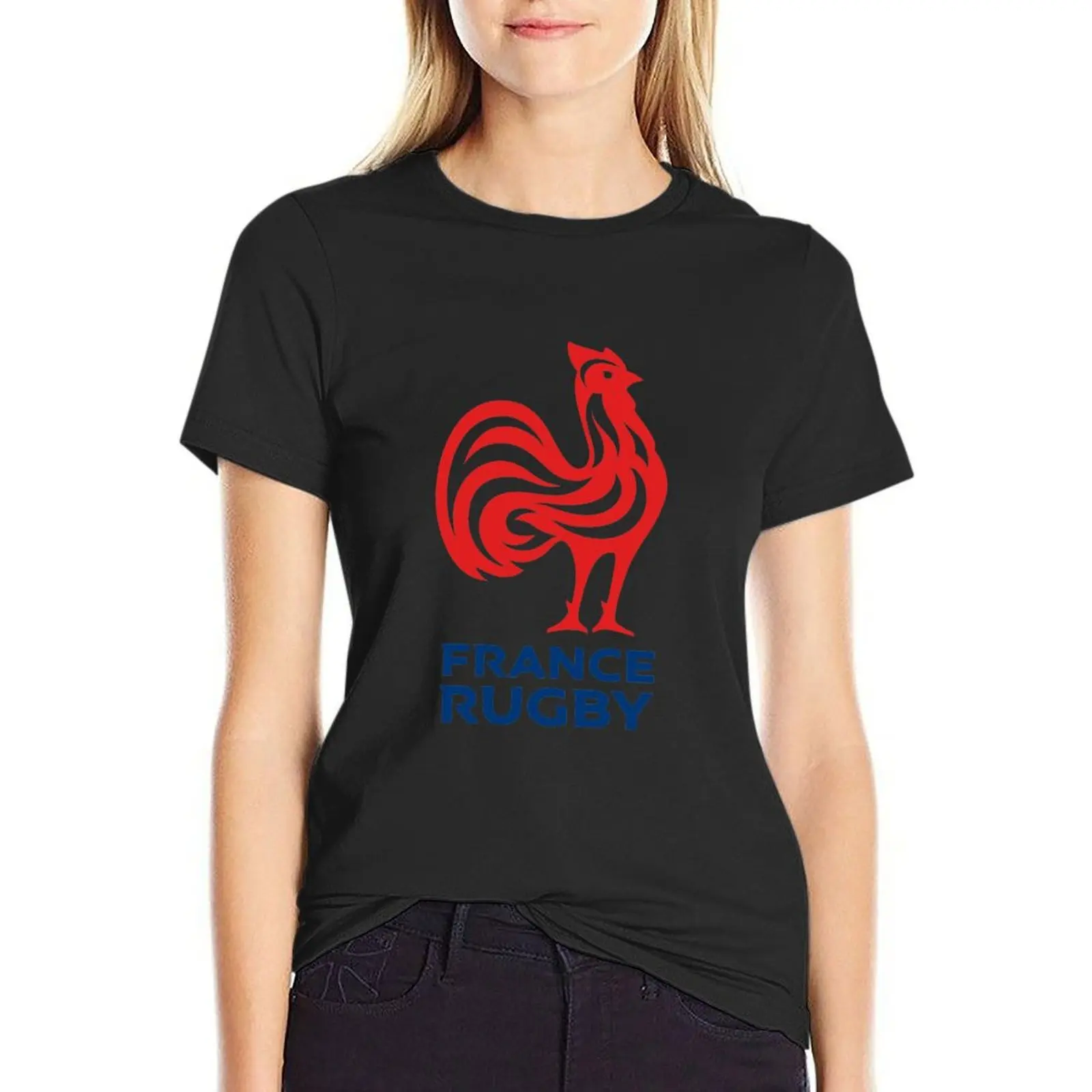 

Rugby France T-Shirt plus size tops female summer tops Women t shirt