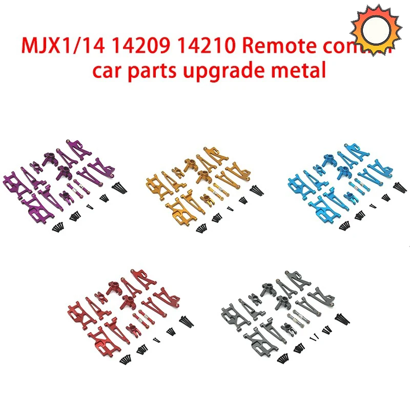 

MJX1/14 14209 14210 Remote Control Car Parts Metal Upgrade Modified Wearing Parts Set