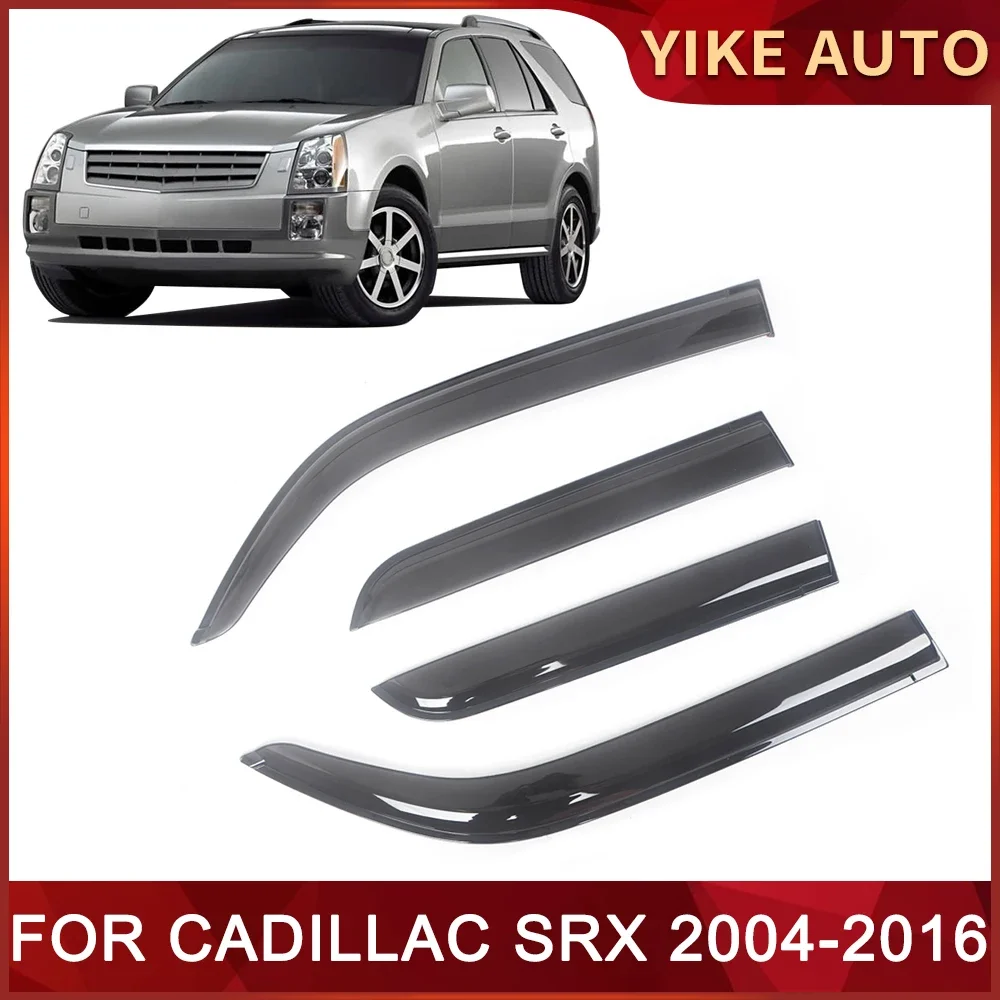 

Козырек Оконный Для CADILLAC SRX 2004-2016, ветрозащитный козырек для двери, ветрозащитный козырек от солнца и дождя, ветровые дефлекторы для боковых окон, автозапчасти