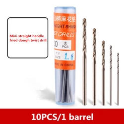 HOT 0.2-4.5mm 10PCS Twist Drill Bits HSS High Speed Steel Drill Bit Set Micro Straight Shank Wood Tools for Electric Drills