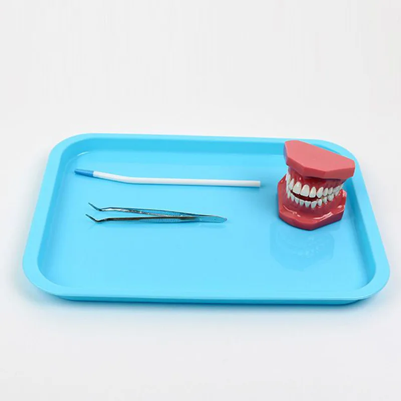 1PC Dental Consumables Color Grid Tray, Plastic Split Tray, Storage Tray, Dental Medical Cleaning Tool Storage Tray