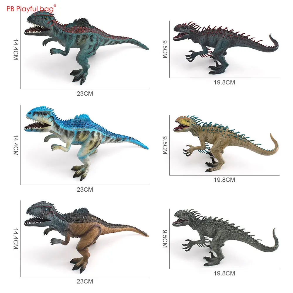 Modèle de dinosaure en PVC pour enfants, figurine d'action, ornements de chambre, Vrannosaurus Rex, Giganotosaurus, Simulation 208.assic, jouet pour enfants, HG159