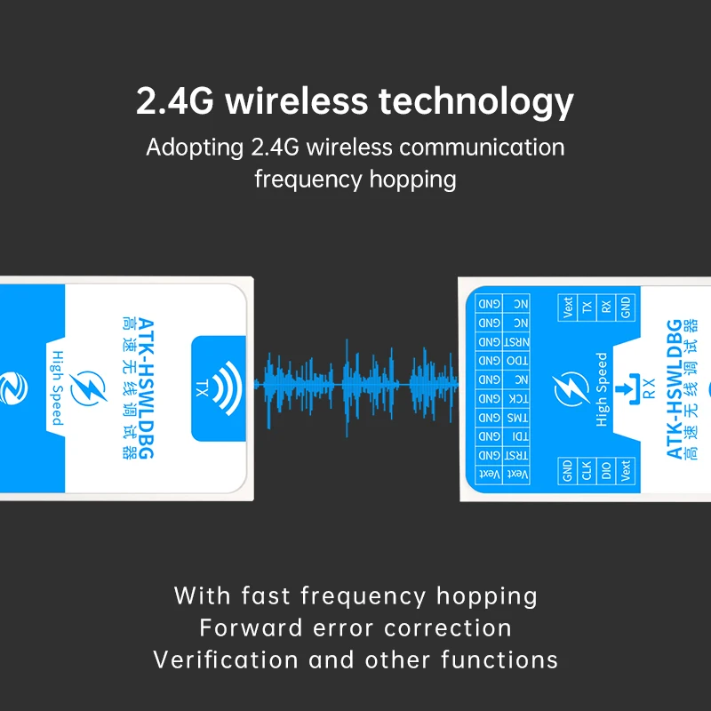 ALIENTEK Wireless Debugger HSWLDBG Emulator Programming Download STM32 ARM Cortex-M Series Chips 2.4G Wireless Communication