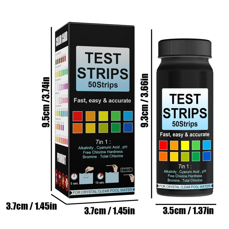 Test Strips Water Quality Test Strips for Water Hardness Alkalinity Chlorine