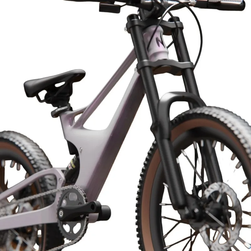 S001 Mountain Bike 22 Inch, Soft Tail Frame Shock Absorption, Dual Disc Brake 7-Speed for 10-15 Years Teens (135-155cm)