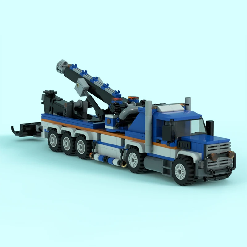 MOC сверхмощный деревенский грузовик, модель сборки строительных блоков, игрушки, наборы, эксперт, образование, оригинальные кирпичи, подарки на день рождения для детей