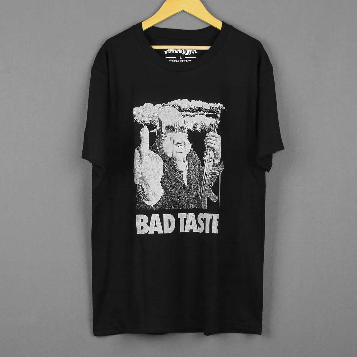 Bad Taste T-Shirt  Peter Jackson B Cult Movie Braindead Horror Picture Show Washed Long Sleeves Men Summer Cotton Tee