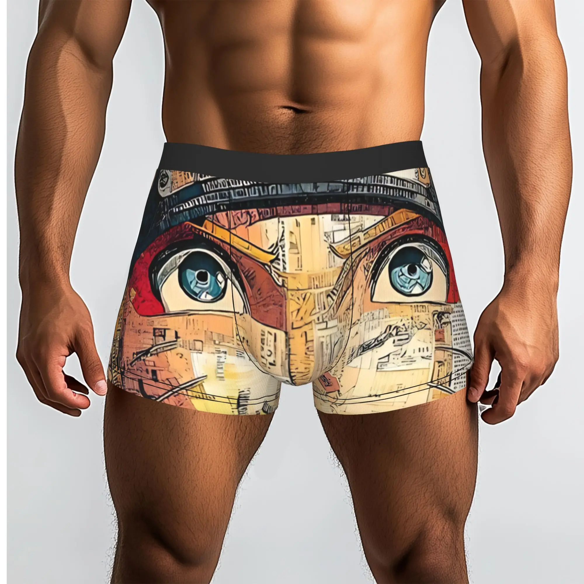 Look Forward  Bandai NARUTO Underpants Breathbale Panties Men's Underwear Print Shorts Boxer Briefs