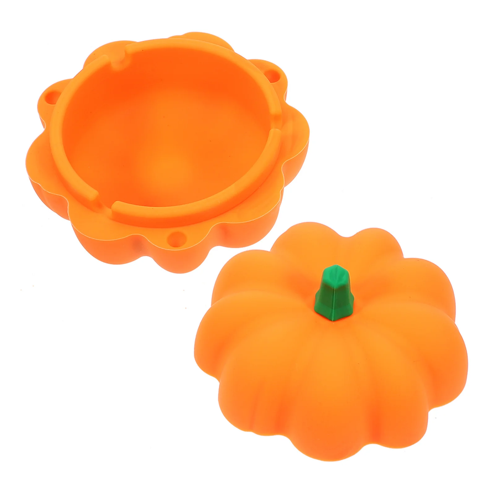 

Pumpkin Shape Silicone Desktop Ashtray With Lid Stylish Smoking Ash Container For Home Office Decor Ash Holder Table