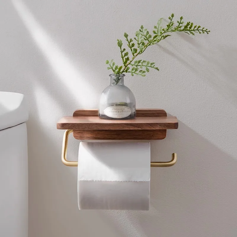 

oilet Paper Rack Mobile Phone Toilet Paper Tissue Rack No Punching Tissue Box