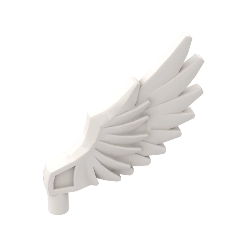 10Pcs MOC Parts 11100 Animal Creature Body Part Wing Feathered Compatible Bricks DIY Building Blocks Particle Kid Brain Toy Gift